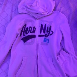 aeropostale zip up sweater
